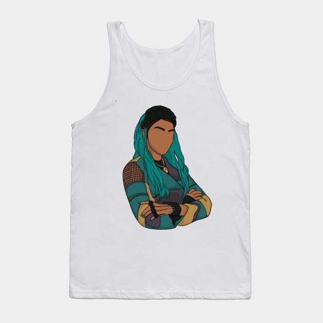 Uma - Descendants 3 Tank Top by hereidrawagain